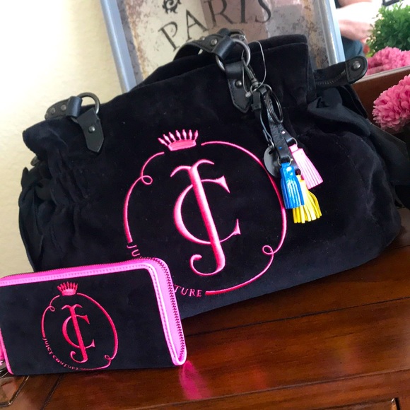 Juicy Couture Handbags - Rare Vintage Juicy Couture Handbag & wallet set